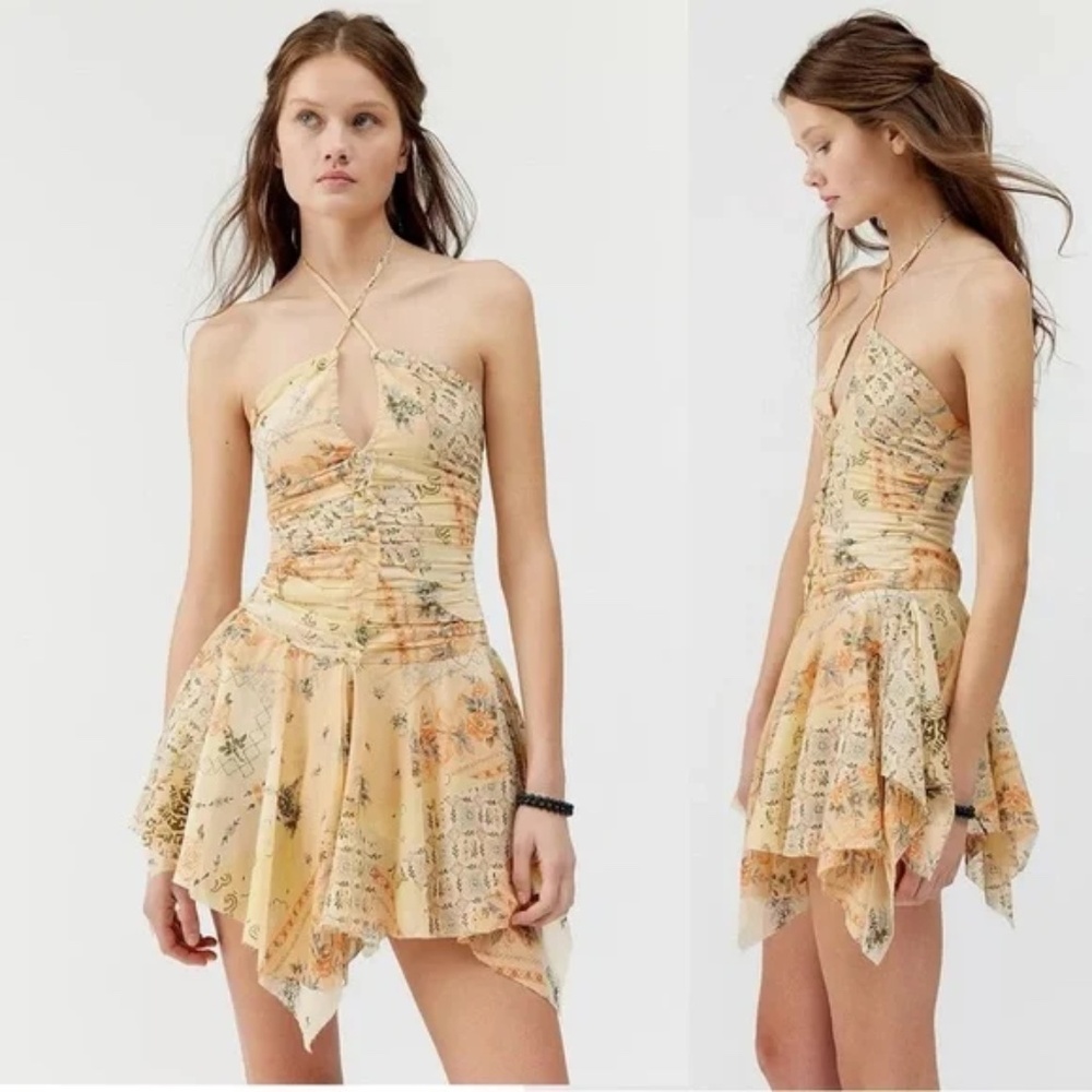 Urban‎ Outfitters Selah hanky hem mini dress size Medium